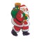 Santas Forest Santa, 10 in W, Plastic, Colorful, Mini Bulb, Internal Light 60973 - alternate 1