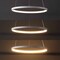 Jonathan Y Brice 15.75" Modern Contemporary Metal Round Dimmable Integrated LED Pendant, Matte White JYL7202I - alternate 5
