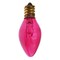 Ilc Replacement Incandescent Bulb, 7W, 130V, C7, Candelabra (E12), 4PK Christmas 7W Transparent Pink - alternate 4