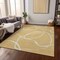 Homeroots 3' X 5' Gold And Ivory Abstract Washable Indoor Outdoor Area Rug 597475 - alternate 5