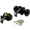 Prosource Combo Knob Lockset, Pack, Matte Black BFX9L1BSR4V24 - alternate 1