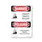 Signmission Safety Sign, OSHA Danger, 24" Height, Forklift Traffic Bilingual, D-1824-VPR-1265 OS-DS-D-1824-VPR-1265 - alternate 1
