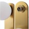Jonathan Y Knox 23.3 in. 3-Light Mid-Century Modern Metal and Frosted Glass Globe LED Vanity Light, Brass Gold JYL9567A - alternate 5