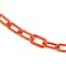 Mr. Chain 2" x 200' Safety Orange Plastic Safety Chain 50012-200 - alternate 1