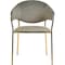 Leisuremod Bella Collection Modern Dining Chair in Light Grey, 2PK BC21LGR2 - alternate 2
