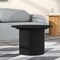 Homeroots 24" Black Wood Round Pedestal Coffee Table 568903 - alternate 4