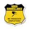 Signmission Video Surveillance Shield Sign We Prosec, 18 Inch X 18 Inch, Vinyl Decal SHI-D-18-471 - alternate 1