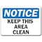 Signmission Safety Sign, 14 in Height, Plastic, 10 in Length, Clean NS-Clean - alternate 5