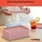 Emporio Kitchen Round Ice Cube Tray Pack of 1 with Lid & Tongs, 104 BPA-Free Ice Balls, Quick Release, Pink EMPICES41PK.7 - alternate 2