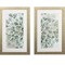 Homeroots Set of Two Seafoam Green Watercolor Floral Wall Art, 2PK 395531 - alternate 1