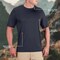 Propper Men's Performance T Shirt, 92% Polyester/8% Spandex Jersey, Pull On, LAPD Navy, Medium, 2 PK F5397 - alternate 2