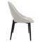 Leisuremod Amalfi Modern Dining Chair - Upholstered Accent Side Chair, Metal Legs, 4PK AC48GR4 - alternate 4