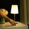 Jonathan Y Carson 12.75" Modern Minimalist Iron Rechargeable Integrated Portable LED Table Lamp, Nickel/White JYL7110A - alternate 5