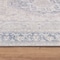 World Rug Gallery Blue Vintage Medallion Washable Rug - Flat Pile for Living Room or Kitchen 2 ft x 3 ft WR170BLUE2X3 - alternate 3