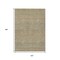 Homeroots 10' X 14' Beige And Taupe Striped Washable Indoor Outdoor Area Rug 615655 - alternate 7