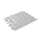 Apollo Tile White 11.6 in x 12 in Glass Glossy, Matte Floor and Wall Mosaic Tile 4.83 sqft/case, 5PK APLICL8809A - alternate 4