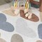 Jonathan Y Dila Modern Hearts Geometric Machine-Washable Ivory/Blue/Orange 8 ft. x 10 ft. Area Rug KDW101A-8 - alternate 3