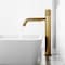 Vigo Apollo Button Operated Single-Hole Bathroom Vessel Faucet in Matte Brushed Gold VG03031MG - alternate 3