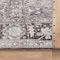 World Rug Gallery Gray Flatweave Rug - Washable Vintage Style, Neutral for Any Room 2 ft x 3 ft WR173GRAY2X3 - alternate 3