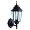 Boston Harbor Boston Harbor BRT-BPP1611-BK Porch Light Fixture, 100 W, CFL Lamp, A19 Bulb, Black BRT-BPP1611-BK - alternate 2