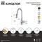 Kingston Brass Single-Handle Pull-Down Kitchen Faucet, Polished Chrome LS8691RX - alternate 2