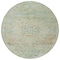 Homeroots 8' Sage And Copper Round Medallion Washable Indoor Outdoor Area Rug 615736 - alternate 4
