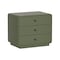 Manhattan Comfort Liora Contemporary 28" Solid Wood Nightstand in Green (3-Drawer) NS1527-2 - alternate 5