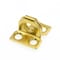 Prime-Line Door and Gate, Safety Hasp Hinge Latch with Fixed Staple 2-1/2 inch with Screws, Brass Plated U 117056 - alternate 2