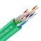 Syston Cable Technology Cat 6e Ethernet Cable Bulk, 20ft Green, 600MHz 23AWG Solid Bare Copper, CMR Riser-Rated for PoE Use BULK1258-20GN - alternate 1