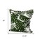 Homeroots 20" Green And White Tropical Botanical Linen Throw Pillow Cover with Embroidery 608181 - alternate 2