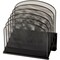 Safco Letter Tray/File Holder, Black, Steel, 11 1/4 in W, 7 1/4 in L, 12 in H 3257BL - alternate 1