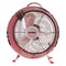 Optimus 10 Inch 2 Speed Portable Retro Drum Fan in Red F-6310RD - alternate 5