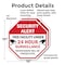 Signmission Security Alert This Facility Under, 10 inch X 10 inch, Plastic Sign, 2PK OC-P-2PACK-10-317 - alternate 4