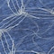 Homeroots 8' Navy Blue And Ivory Round Geometric Washable Indoor Outdoor Area Rug 614091 - alternate 3