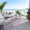 Homeroots 9' X 12' Mauve And Pink Abstract Washable Indoor Outdoor Area Rug 611385 - alternate 2