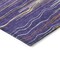 Homeroots 3' X 5' Purple Copper And Ivory Striped Washable Indoor Outdoor Area Rug 597283 - alternate 3