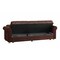 Homeroots 89" Dark Brown Chenille Convertible Futon Sleeper Sofa And Toss Pillows With Storage 607149 - alternate 4