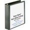 Business Source Ring Binder, Black, Clear Sleeve BSN26960 - alternate 1