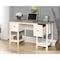 Sauder Desk, 29.764 in H, 53.937 in W X Soft White 418072 - alternate 2