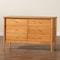 Baxton Studio Lucera Mid-Century Oak Brown Bobbin Wood 6-Drawer Dresser 257-14129-ZORO - alternate 3