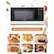 Commercial Chef 1.1 Cu Ft Microwave Oven with 10 Power Levels, White CHCM11100W - alternate 3