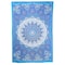 Homeroots 80" X 56" Royal Blue Mandala Cotton Hanging Tapestry 397194 - alternate 1