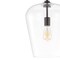 Jonathan Y Hayes 11.25" 1-Light Industrial Farmhouse Iron/Glass LED Pendant, Oil Rubbed Bronze/Clear JYL7596A - alternate 5