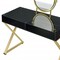 Homeroots 42" Black and Gold Mirrored Dresser 486499 - alternate 3