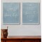 Homeroots Set of Two Blue And White Farm Sweet Farm Metal Wall Decor, 2PK 516400 - alternate 2