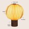 Jonathan Y Quincy 11" Modern Minimalist Paper Pleated Orb Accent LED Table Lamp, Natural JYL9103B - alternate 5