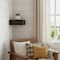 Homeroots 7in Black Wood Wall Mounted Floating Shelf With LED Light 399702 - alternate 4