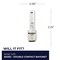 Bulbrite Pack of 2 Double-Contact Bayonet Base BA15D Light Bulb, 60 Watt, Clear, 2PK 861348 - alternate 3