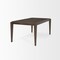 Homeroots 72" Dark Brown Wood Dining Table 604017 - alternate 3