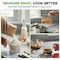 Nutrichef 1, 2 and 4 Cups Glass Measuring Cup Set with Lids (8, 17 and 34 oz) NCGL3MESLID - alternate 3